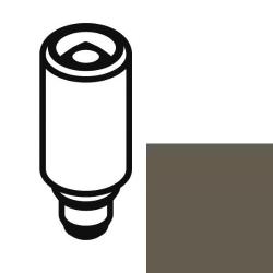 HEWI Diebstahlsicherung Umbra 18565 84 für WC-Papierhalter Braun 477.21.150