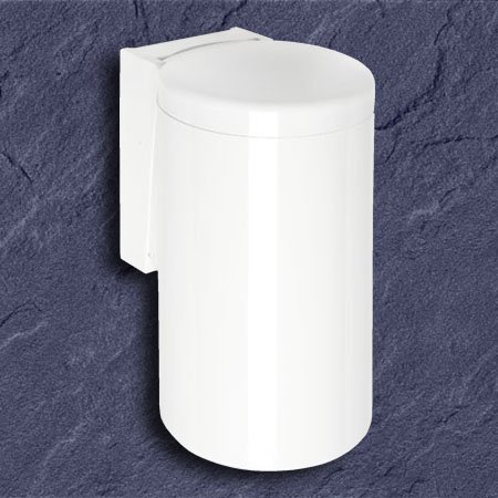 Hewi Serie 477 Abfallbehälter Reinweiss Wandmodell 6 Liter 477.05.300 99