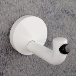 HEWI Einzelhaken mit Türpuffer 105 mm Signalweiss 477.90.035 98
