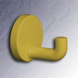 HEWI Wandhaken 65 mm Senfgelb 477.90.045 18 mit Rosette