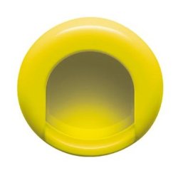 HEWI 535.42ML 18 Muschelgriff rund ø 42 mm Senfgelb Einlass 35 mm