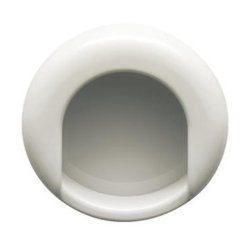 HEWI 535.75ML 99 Muschelgriff rund ø 75 mm Reinweiss Einlass 70 mm