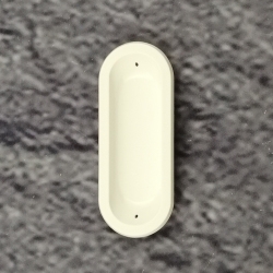 HEWI 542 98 Muschelgriff oval 95/ 38 mm Signalweiss Einlass 82/ 30 mm