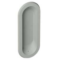 HEWI 542B 95 Muschelgriff oval 95/ 38 mm Matt Felsgrau