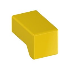 HEWI 547.15 18 Möbelknopf eckig 15 x 15 mm Senfgelb Länge 25 mm