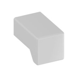 HEWI 547.15 97 Möbelknopf eckig 15 x 15 mm Lichtgrau Länge 25 mm