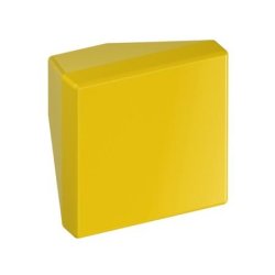 HEWI 547.32.1 18 Möbelknopf eckig 32 x 32 mm Senfgelb Länge 30 mm