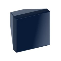 HEWI 547.32.1 50 Möbelknopf eckig 32 x 32 mm Stahlblau Länge 30 mm