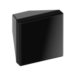 HEWI 547.32.1 90 M�belknopf eckig 32 x 32 mm Tiefschwarz L�nge 30 mm 