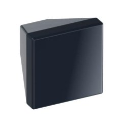 HEWI 547.32.1 92 Möbelknopf eckig 32 x 32 mm Anthrazitgrau Länge 30 mm
