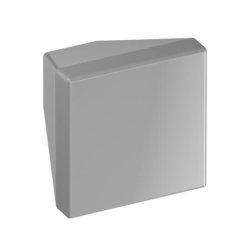 HEWI 547.32.1 95 Möbelknopf eckig 32 x 32 mm Felsgrau Länge 30 mm