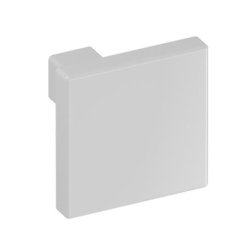 HEWI 547.32.2 97 M�belknopf eckig 32 x 32 mm Lichtgrau L�nge 30 mm 