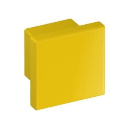 HEWI 547.32.3 18 Möbelknopf eckig 32 x 32 mm Senfgelb Länge 30 mm