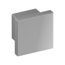HEWI 547.32.3 95 Möbelknopf eckig 32 x 32 mm Felsgrau Länge 30 mm