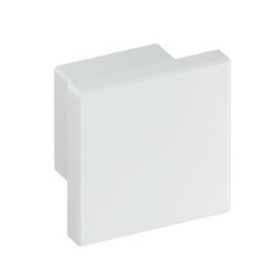 HEWI 547.32.3 98 Möbelknopf eckig 32 x 32 mm Signalweiss Länge 30 mm