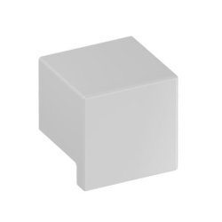 HEWI 547.32.4 97 Möbelknopf eckig 32 x 32 mm Lichtgrau Länge 30 mm