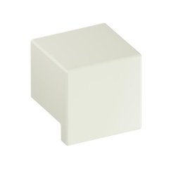 HEWI 547.32.4 99 Möbelknopf eckig 32 x 32 mm Reinweiss Länge 30 mm