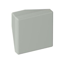 HEWI 547.32B1 95 Möbelknopf eckig 32 x 32 mm Matt Felsgrau