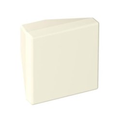 HEWI 547.32B1 99 Möbelknopf eckig 32 x 32 mm Matt Reinweiss