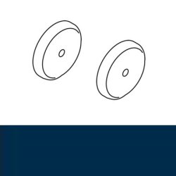 HEWI Rosettenscheibe � 16 mm 548.01 50 Stahlblau f�r B�gelgriff