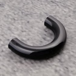 Hewi 548RD50 90 Bügelgriff 50 mm Tiefschwarz Halbrund ø 10 BA 40 mm