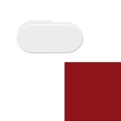 HEWI Glasfalzgriff 554 33 Rubinrot Polyamid Serie Fenstergriffe Balkontürgriff Ziehgriff Rot