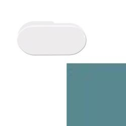 HEWI Glasfalzgriff 554 55 Aquablau Polyamid Serie Fenstergriffe Balkontürgriff Ziehgriff Blau