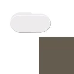 HEWI Glasfalzgriff 554 84 Umbra Polyamid Serie Fenstergriffe Balkontürgriff Ziehgriff Braun