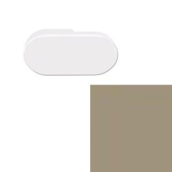 HEWI Glasfalzgriff 554 86 Sand Polyamid Serie Fenstergriffe Balkontürgriff Ziehgriff Beige