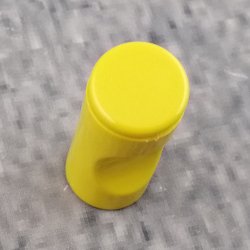 HEWI 557.13 18 Möbelknopf rund ø 13 mm Senfgelb Länge 25 mm