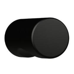HEWI 557.13B 90 Möbelknopf rund ø 13 mm Matt Tiefschwarz Länge 25 mm