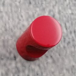 HEWI 557.20 33 Möbelknopf rund ø 20 mm Rubinrot Länge 28 mm