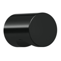 HEWI 557.20 90 Möbelknopf rund ø 20 mm Tiefschwarz Länge 28 mm