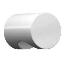 HEWI 557.20 98 Möbelknopf rund ø 20 mm Signalweiss Länge 28 mm
