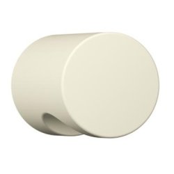 HEWI 557.20B 99 Möbelknopf rund ø 20 mm Matt Reinweiss Länge 28 mm