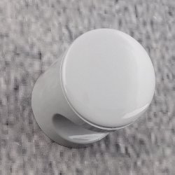 HEWI 557.23 95 Möbelknopf rund ø 23 mm Felsgrau Länge 29 mm