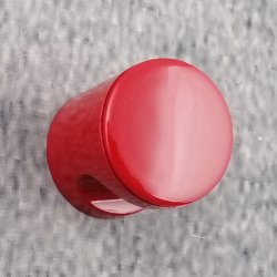 HEWI 557.32 33 Möbelknopf rund ø 32 mm Rubinrot Länge 30 mm