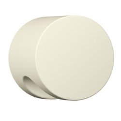 HEWI 557.32B 99 Möbelknopf rund ø 32 mm Matt Reinweiss Länge 30 mm