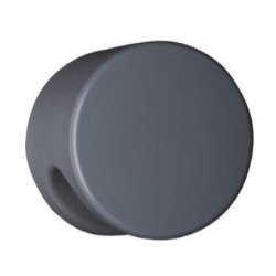 HEWI 557.50 92 Möbelknopf rund ø 50 mm Anthrazitgrau Länge 44 mm