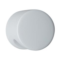 HEWI 557.50 95 Möbelknopf rund ø 50 mm Felsgrau Länge 44 mm