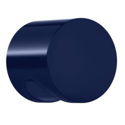 HEWI 557.55 50 Möbelknopf rund ø 55 mm Stahlblau Länge 44 mm