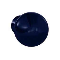 HEWI 559.23 50 Möbelknopf rund ø 23 mm Stahlblau Länge 27 mm