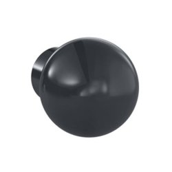 HEWI 559.23 90 Möbelknopf rund ø 23 mm Tiefschwarz Länge 27 mm