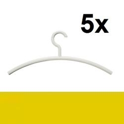 HEWI Kleiderbügel 5er Set 570.1 18 Senfgelb Bügel 450 mm Haken fest Garderobenbügel Gelb