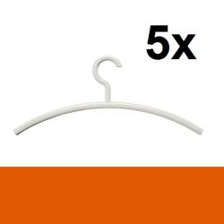 HEWI Kleiderb�gel 5er Set Orange Haken drehbar 570.3 24