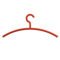 HEWI Kleiderbügel 570.3 36 Koralle 450 mm Haken drehbar