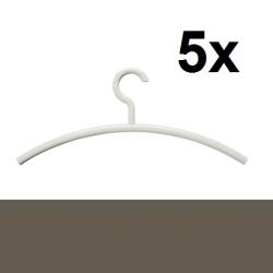 HEWI Kleiderb�gel 5er Set Umbra Haken drehbar 570.3 84
