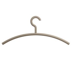 HEWI Kleiderbügel 570.3 86 Sand 450 mm Haken drehbar