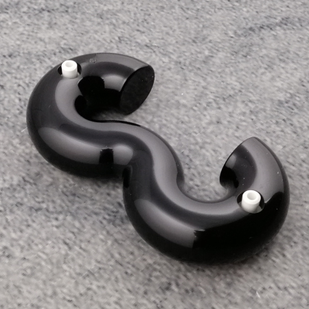 HEWI 477.30.020 90 Haken Tiefschwarz für Stange 33 mm