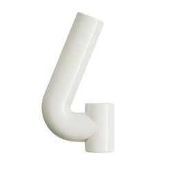 HEWI Hausnummer Ziffer 4 Reinweiss 702.165.4 99 Höhe 165 mm